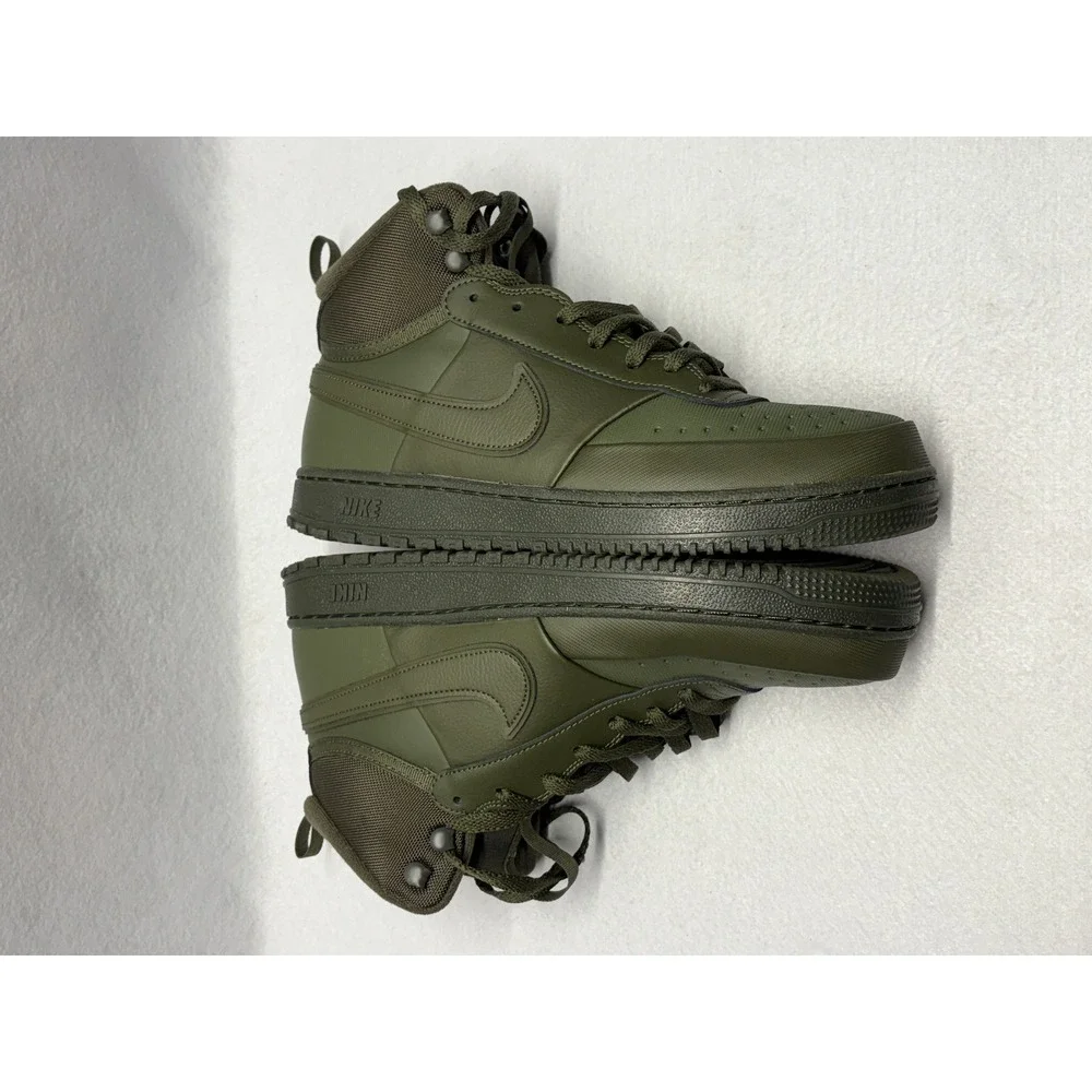 Nike Court Vision Mid Winter Olive Green Mens Sneakers DR7882-300 Size 10